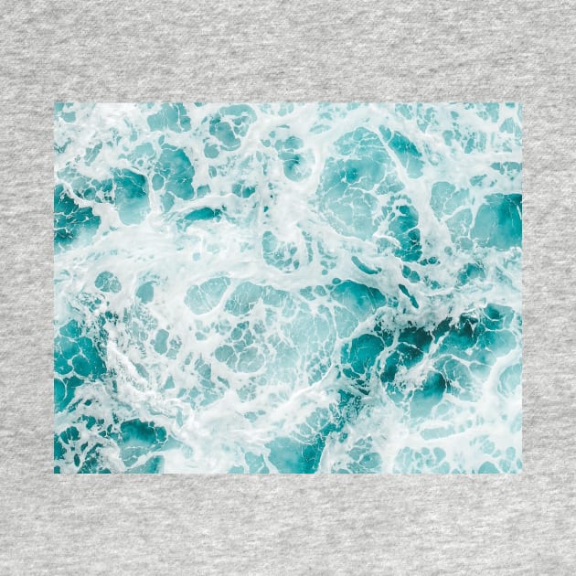 Calypso Deep Sea Foam Waves by The Boho Cabana